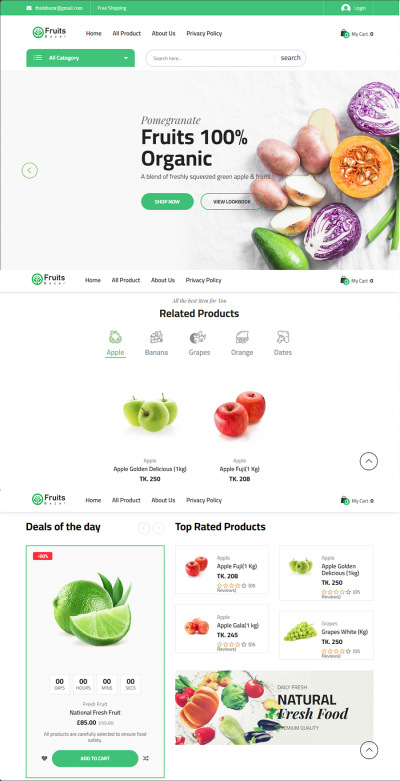 Fruit Ecommerce